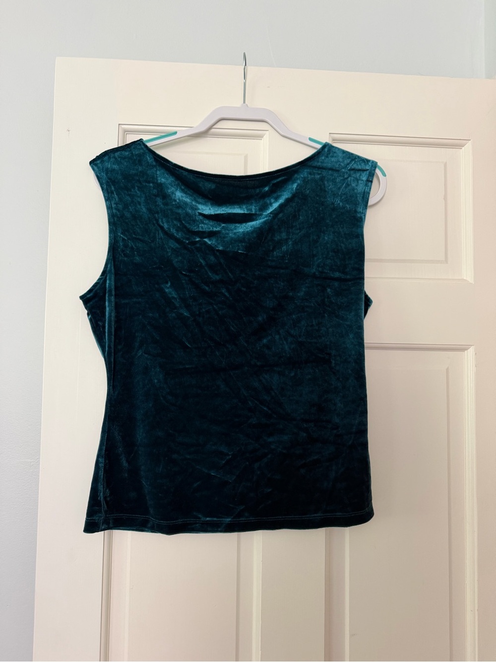 Banana Republic Velvet Tank Top - Teal Green